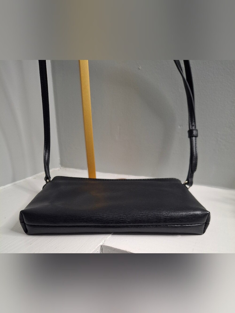 DKNY Black Textured Crossbody Bag & Card Case Set NWOT - Picture 3 of 6